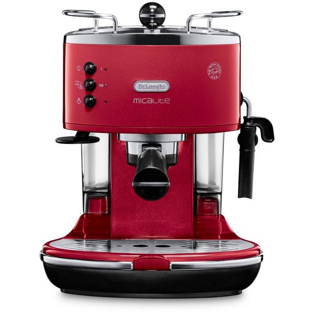 Buy De Longhi Micalite Espresso Coffee Machine - Red at Argos.co.uk - Your Online Shop for ...